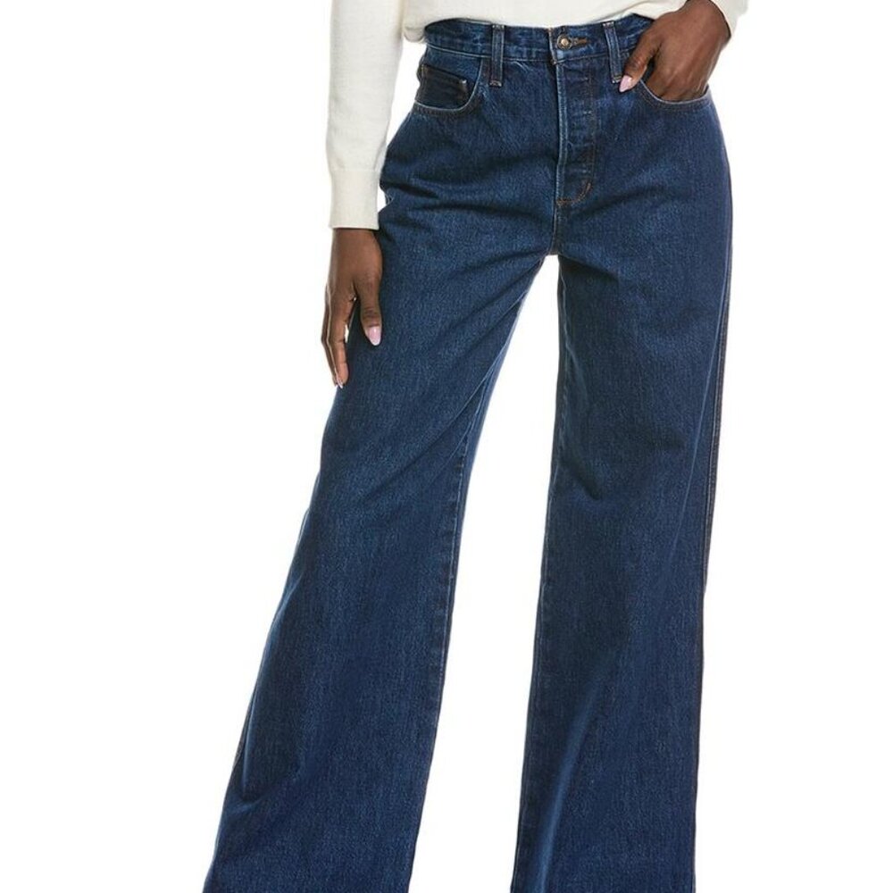 Favorite Daughter Masha Super High-Rise Chastain Wide Leg Jean